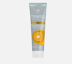 Зубная паста, Tiswell (Тисвелл) 110 г энзимная детокс отбеливание со вкусом манго