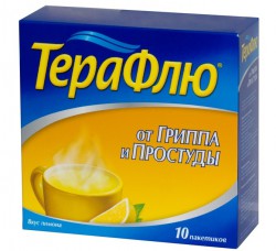 ТераФлю от гриппа и простуды пор. д/р-ра д/приема внутрь 22.1 г 4 шт.