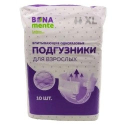 Подгузники для взрослых Bona Mente на липучках 10 шт.