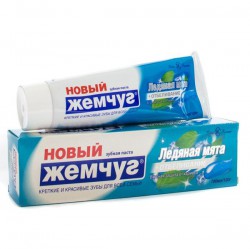 Зубная паста Новый жемчуг ледяная мята+отбеливание 100 мл