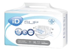 Подгузники для взрослых ID Бэйсик слип ультра р. XL (120-166 см) 30 шт.