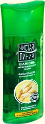 Шампунь Чистая линия Увеличивающий объем ростки пшеницы и экстракт овса для тонких и ослабленных волос 400 мл