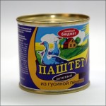 Паштет, Главпродукт 240 г 4 шт Семейный бюджет Нежный из гусиной печени