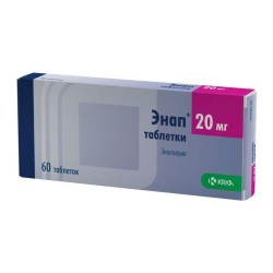 Энап табл. 20 мг 60 шт.