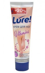 Крем для ног Lure витаминный с мочевиной 75 мл