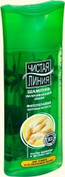 Шампунь Чистая линия Увеличивающий объем ростки пшеницы и экстракт овса для тонких и ослабленных волос 250 мл