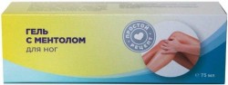 Гель для ног Простой рецепт с ментолом 75 мл