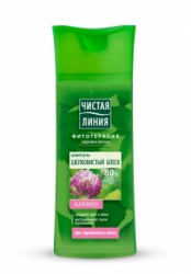 Шампунь Чистая линия Шелковистый блеск с экстрактом клевера для окрашенных волос 250 мл