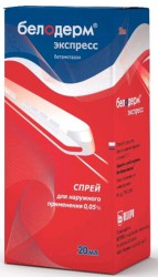 Белодерм Экспресс спрей д/наружн. прим. 0.05% 20 мл 1 шт.